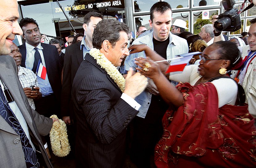 Президент Франции Никола Саркози. Сен-Дени, 2012 год 
