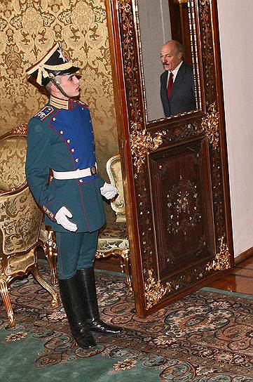 Президент Белоруссии Александр Лукашенко. Москва, 2006 год 
