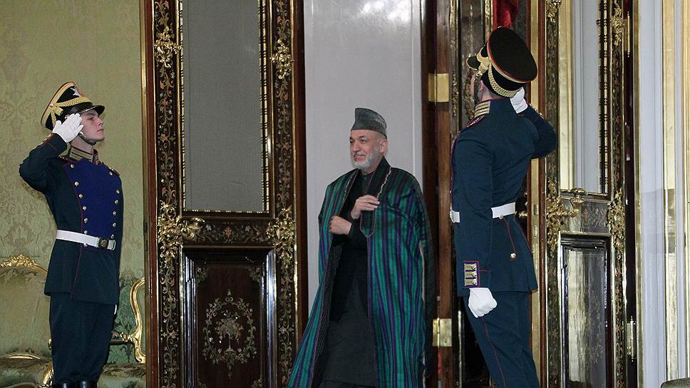 Президент Афганистана Хамид Карзай. Москва, 2011 год 
