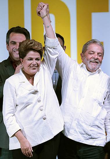 Вновь избранный президент Бразилии Дилма Руссефф и ее предшественник Луис Инасиу Лула да Силва обещают победить стагнацию и искоренить коррупцию 
