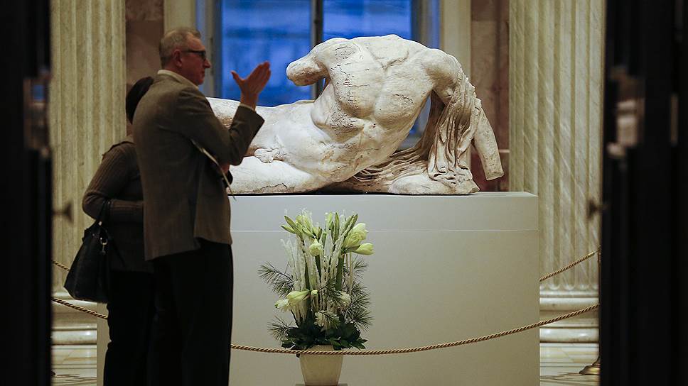 Британский музей рискнул отправить скульптуру речного бога Илиссоса в Санкт-Петербург 
