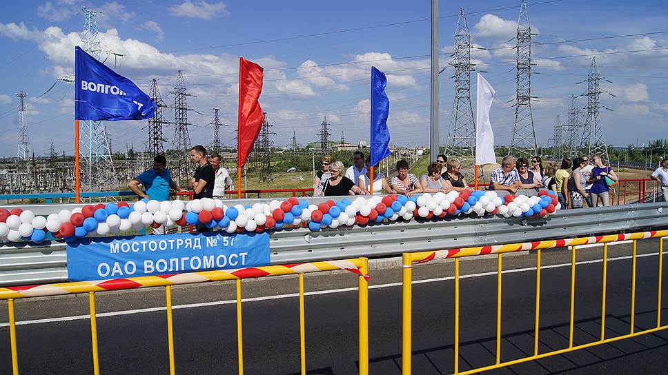 Открытие путепровода на автомобильной дороге в Волгоградской области 

