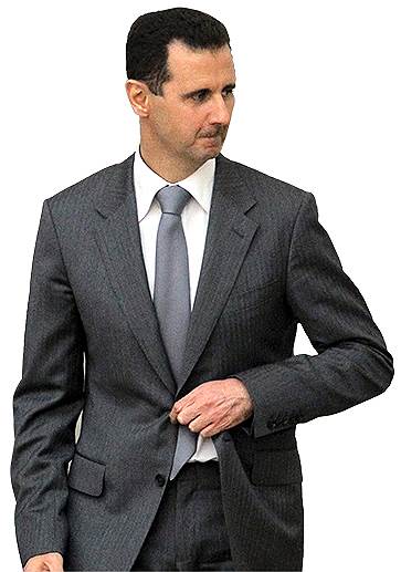 Президент Сирии Башар Асад командует регулярной сирийской армией и Национальными силами обороны Сирии 
