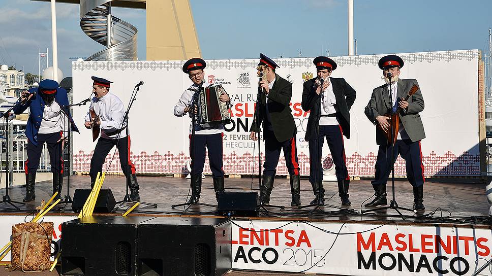 Монегаски тепло приняли казачий хор из России 
