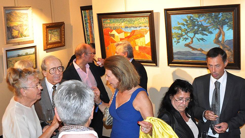 Выставка российских художников &quot;Xolst&quot; в Maison d&#39;Art в Монте-Карло вызвала искренний интерес участников форума 
