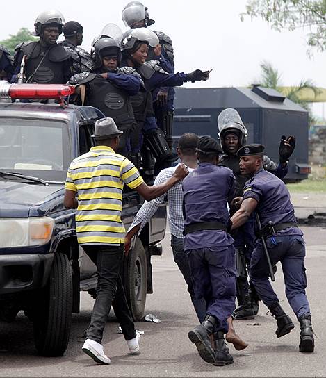 На действия конголезской полиции в скором времени может отреагировать ООН