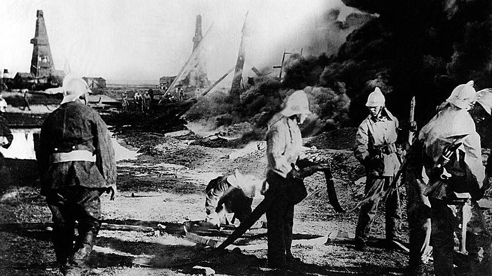 До массовых поджогов 1904 года пожары на нефтепромыслах считались рядовым событием 