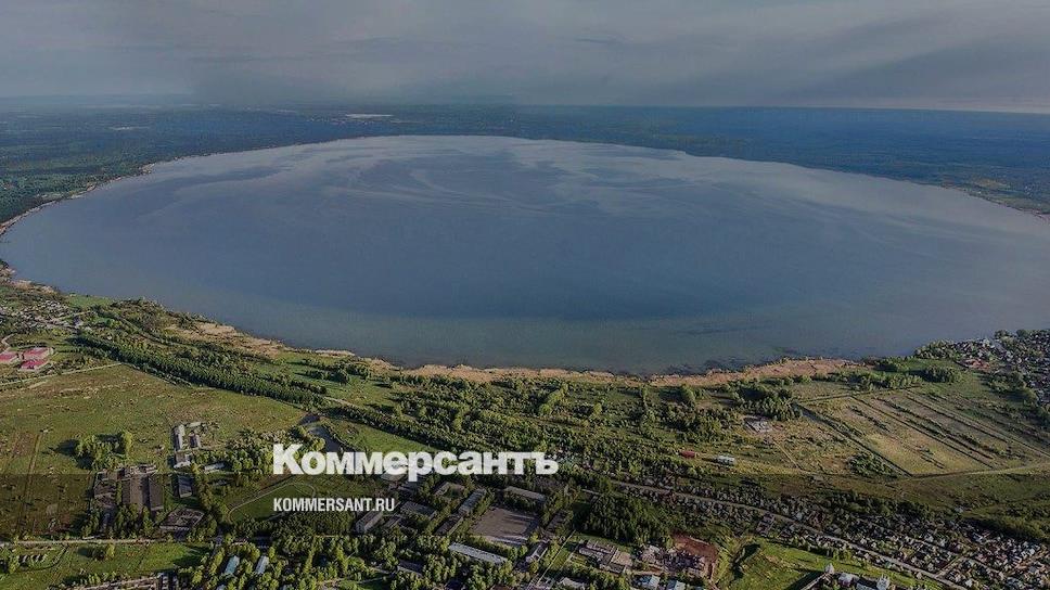Озеро плещеево с высоты