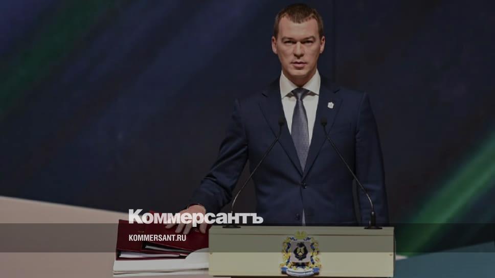 Дегтярев вступил в должность губернатора Хабаровского края - Vimarsana News