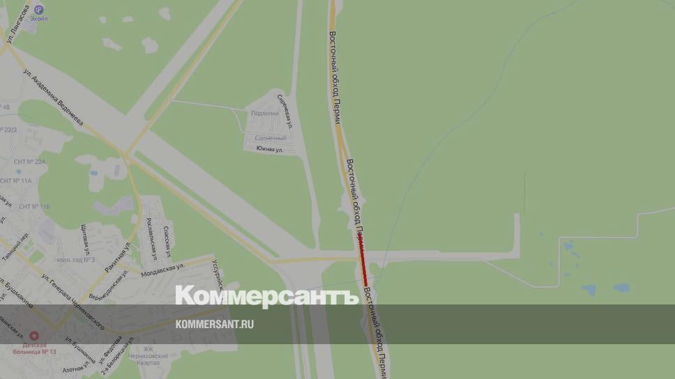 Восточный обход пермь карта