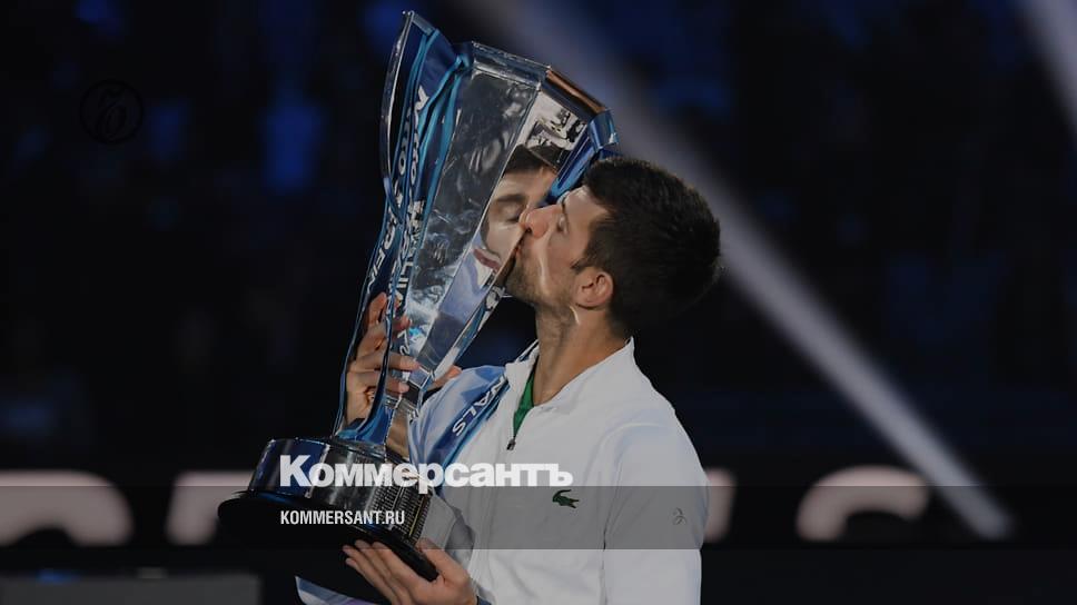 Djokovic wins the ATP Finals for the sixth time