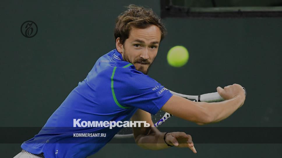 Medvedev won in the second round of the Indian Wells Masters