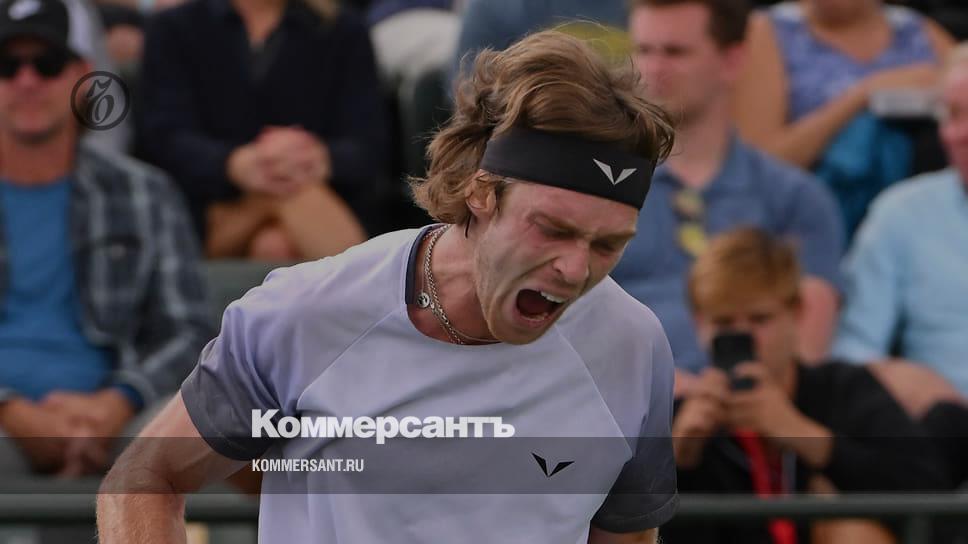 Rublev lost to Norrie and failed to reach the 1/4 finals of the ATP Masters tournament in Indian Wells