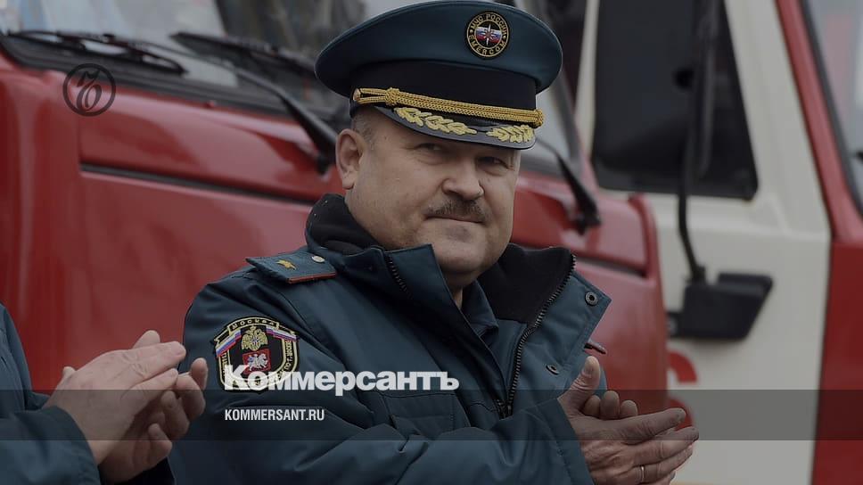 Head of the Moscow Main Directorate of the Ministry of Emergency Situations dismissed