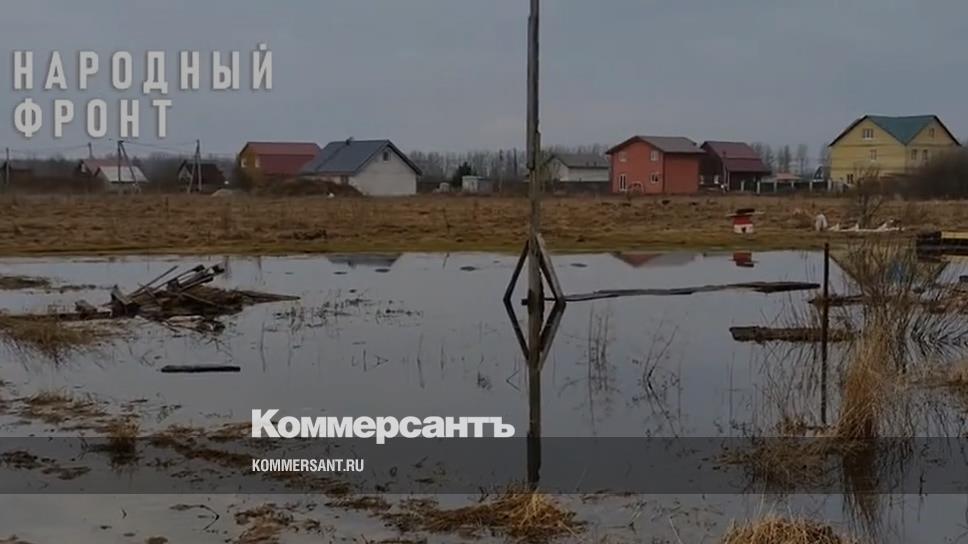 Под Ярославлем затопило земельные участки многодетных матерей ...