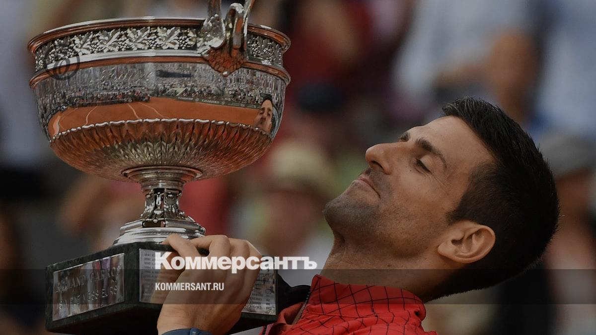 Tennis player Novak Djokovic wins his 23rd Major at Roland Garros