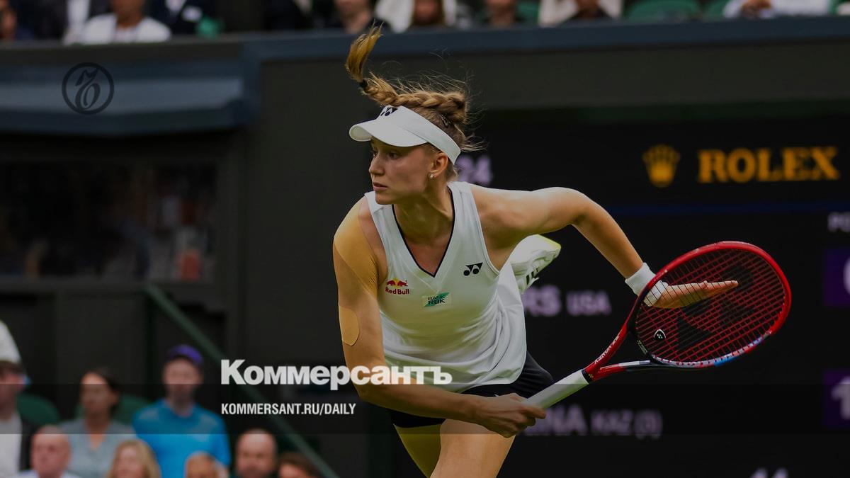 Elena Rybakina advanced to the second round of Wimbledon