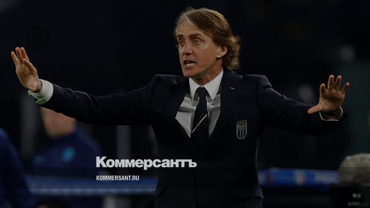 Roberto Mancini left in Italian - Kommersant