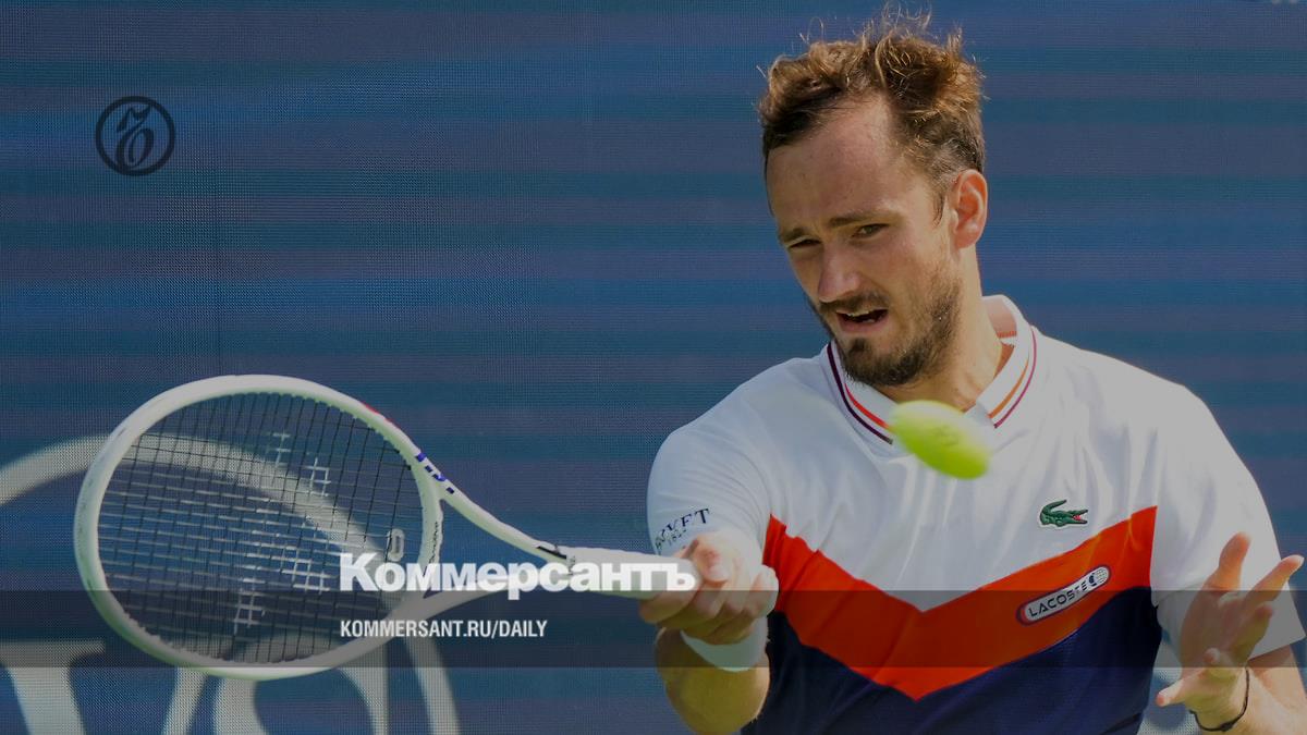 Daniil Medvedev beat a convenient opponent at the start of the tournament in Cincinnati