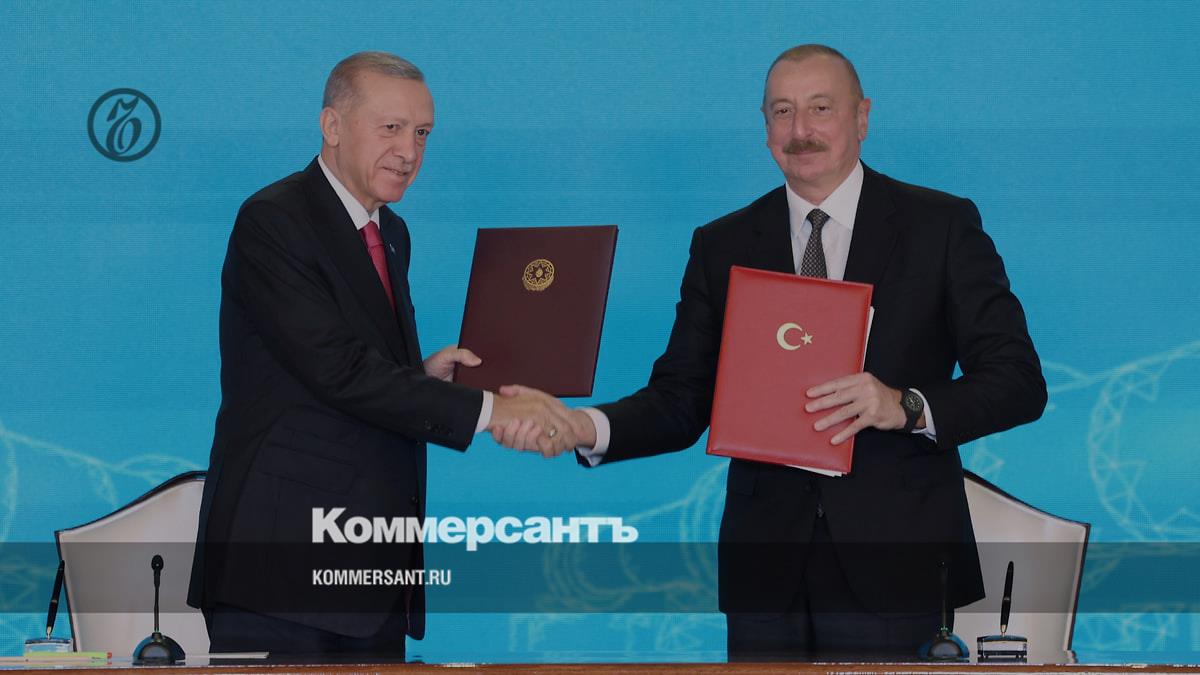 Aliyev and Erdogan laid the foundation for the Igdir-Nakhichevan – Kommersant gas pipeline