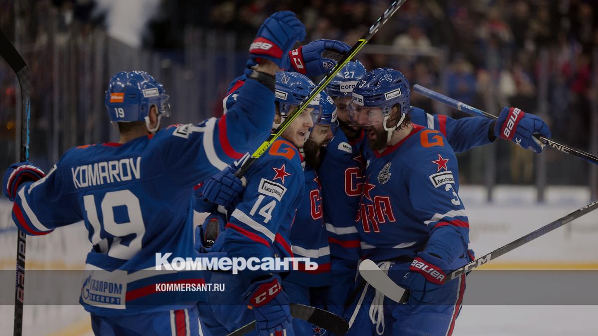 Хоккейная команда СКА Санкт Петербург