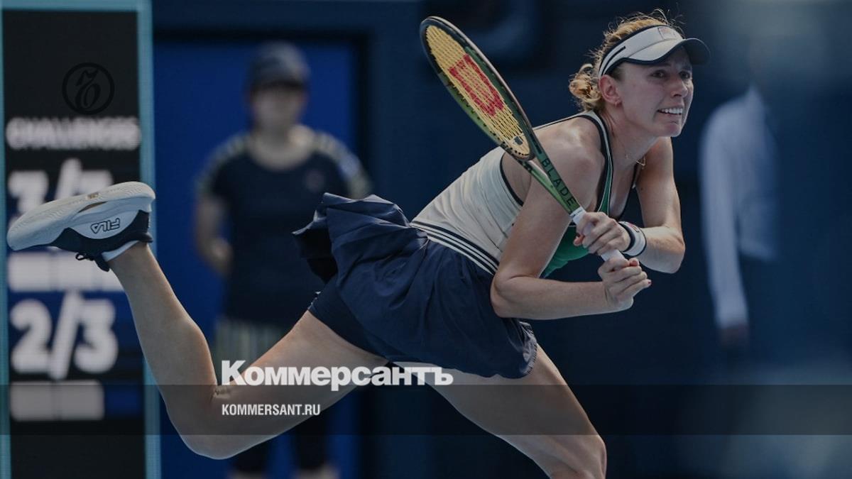 Tennis player Alexandrova reached the quarterfinals of the tournament in Tokyo – Kommersant