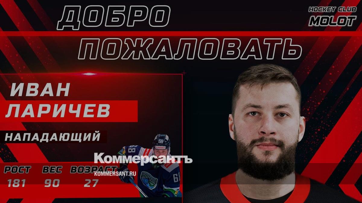 В «Молот» пришел игрок, поигравший в КХЛ – Коммерсантъ Пермь