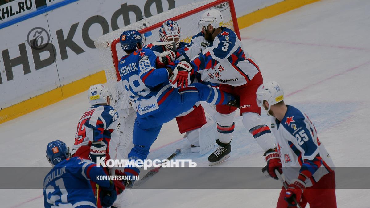 CSKA suffered a second defeat from SKA in the KHL championship