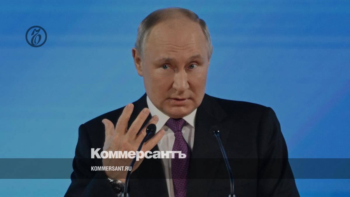 Putin called the work of parliamentarians professional and mature – Kommersant
