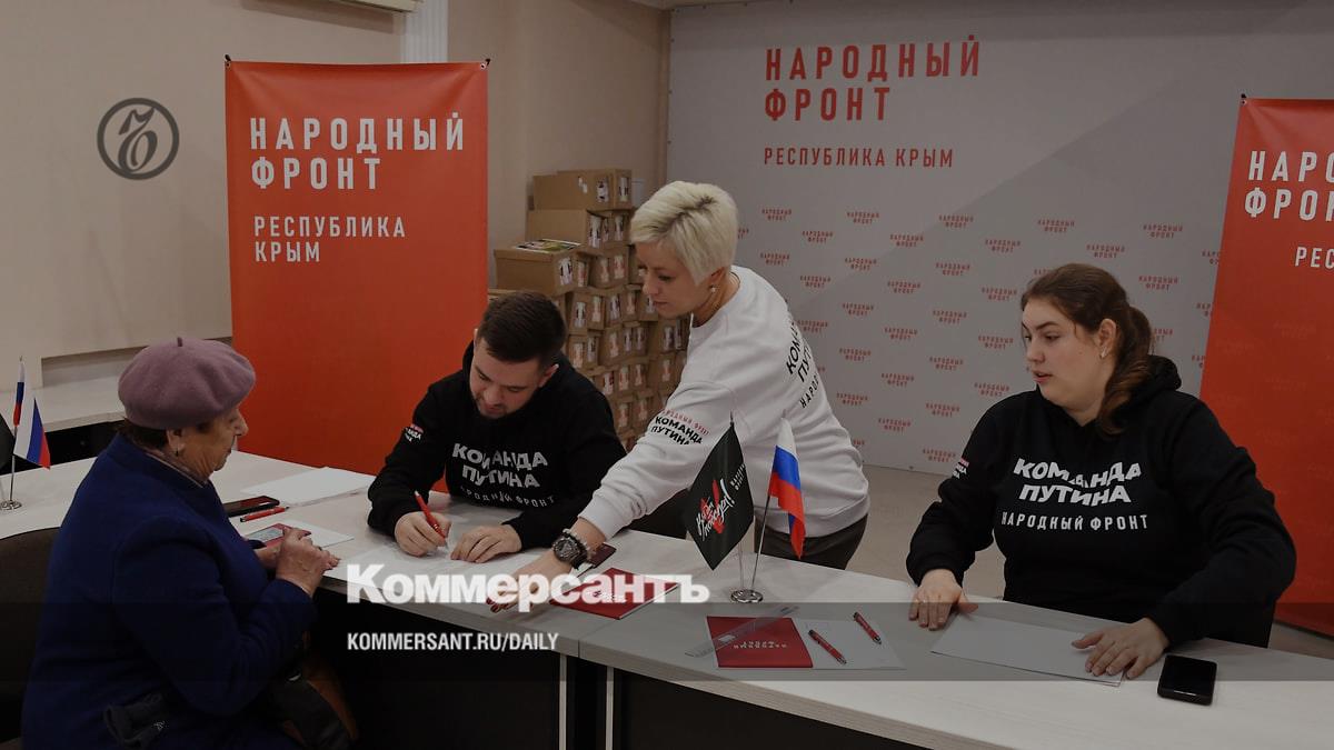 The regions are ready to complete the collection of signatures in support of Vladimir Putin’s presidential nomination ahead of schedule