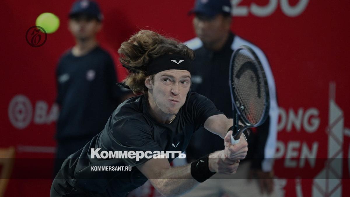 Rublev reached the final of the ATP tournament in Hong Kong – Kommersant