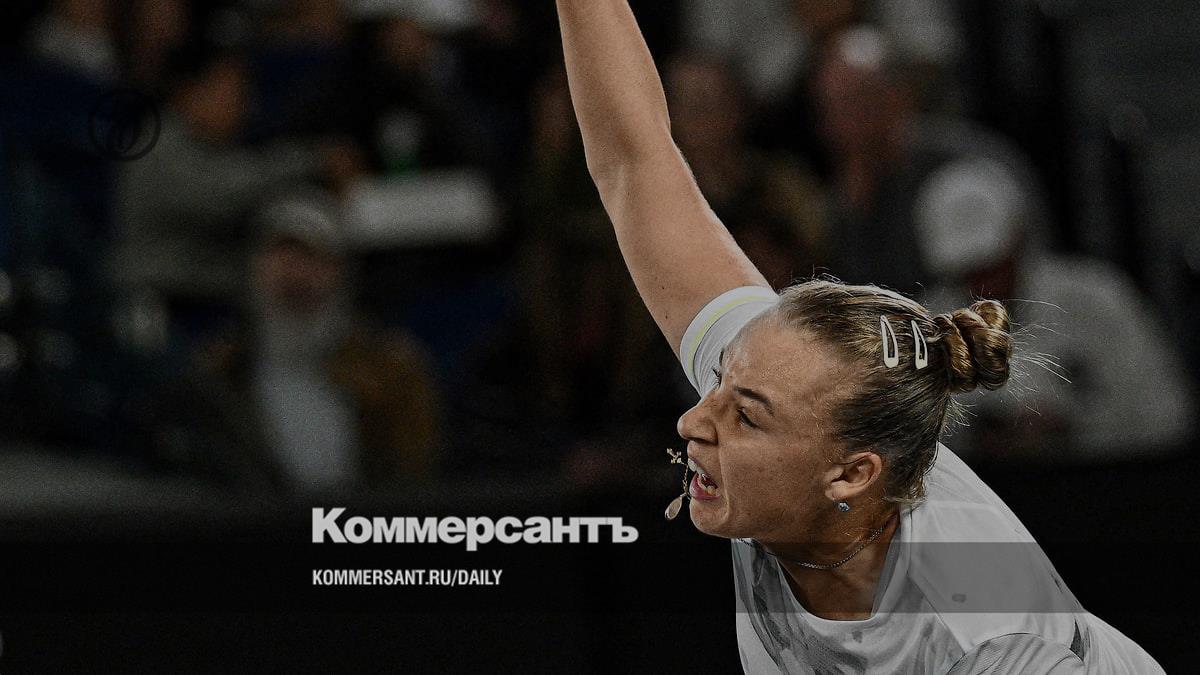Russian Blinkova defeated world number three Rybakina at the Australian Open