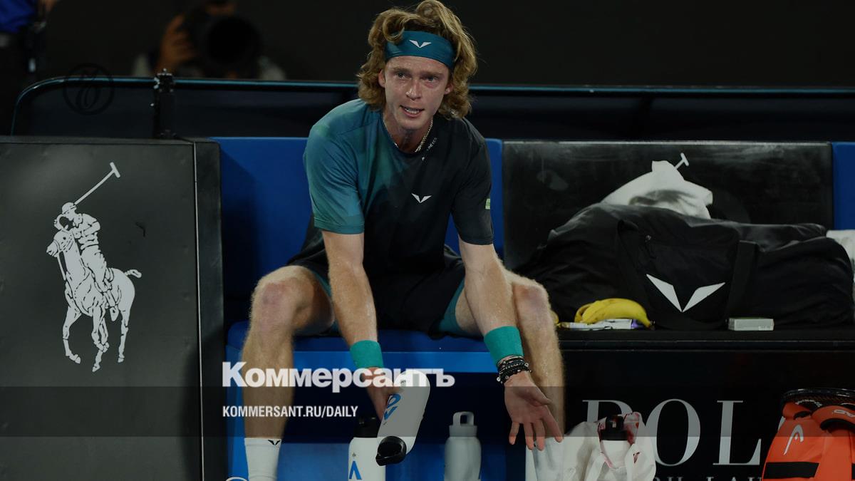 Andrey Rublev again failed to make it past the quarterfinals at a Grand Slam tournament