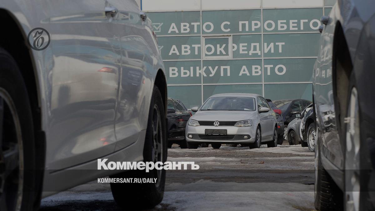 Подержанные машины стали вдвое чаще покупать взаймы