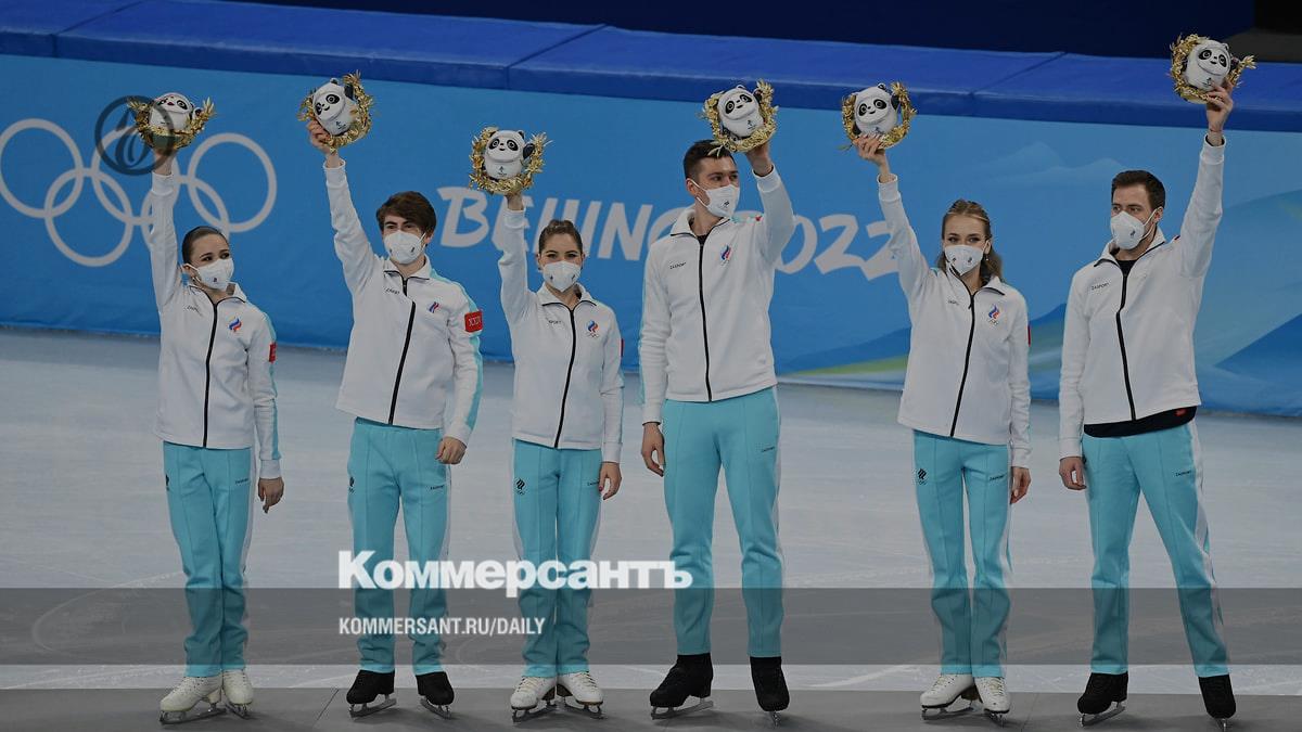 Russian figure skaters were deprived of team gold at the Beijing Olympics