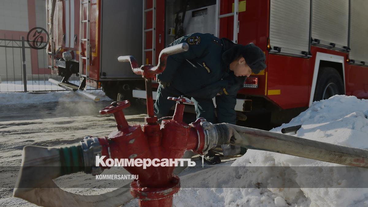 Пожар на крылатских холмах