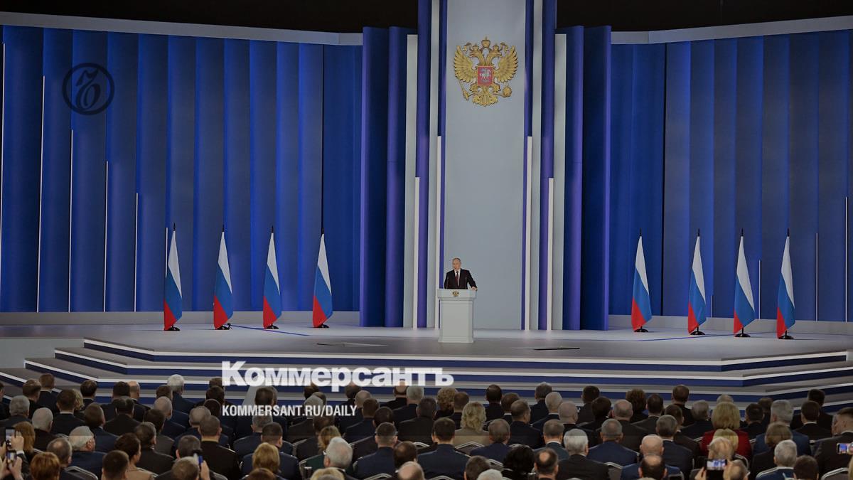 Vladimir Putin will deliver a message to parliament at the end of February - beginning of March