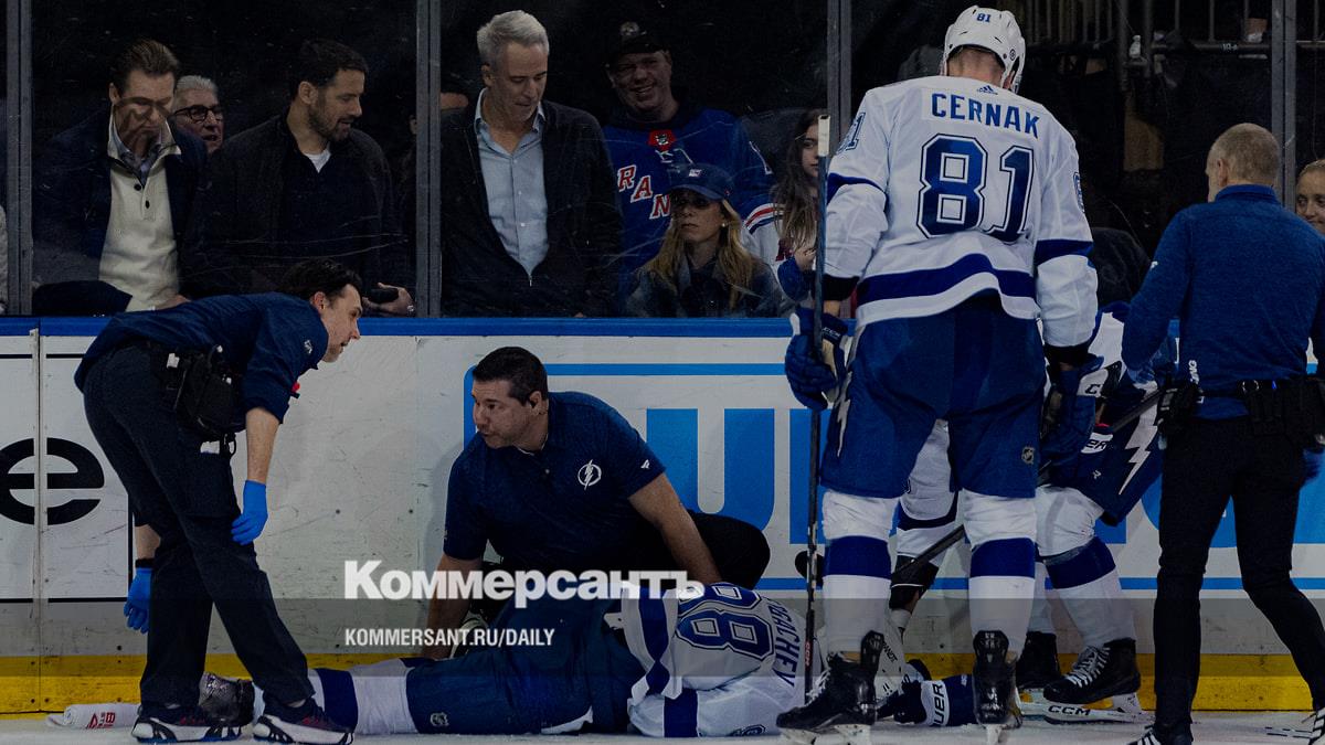 After losing to the Rangers, Tampa lost its leading defenseman Sergachev