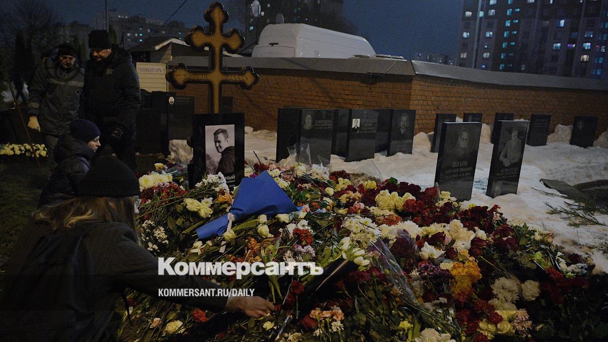 Alexei Navalny was buried in Moscow