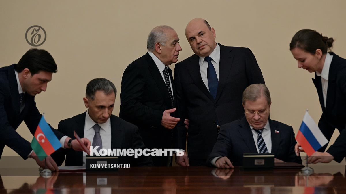 Prime Minister Mikhail Mishustin arrived on a two-day visit to Baku
