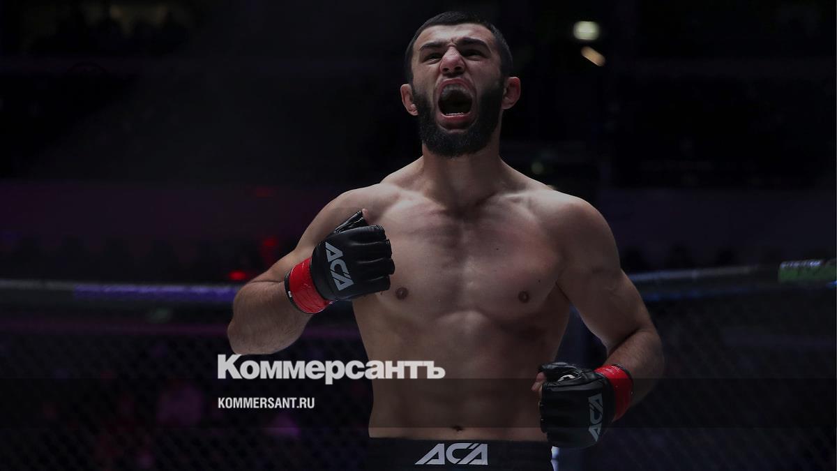 Russian MMA fighter Tumenov was in intensive care before his fight at the ACA tournament