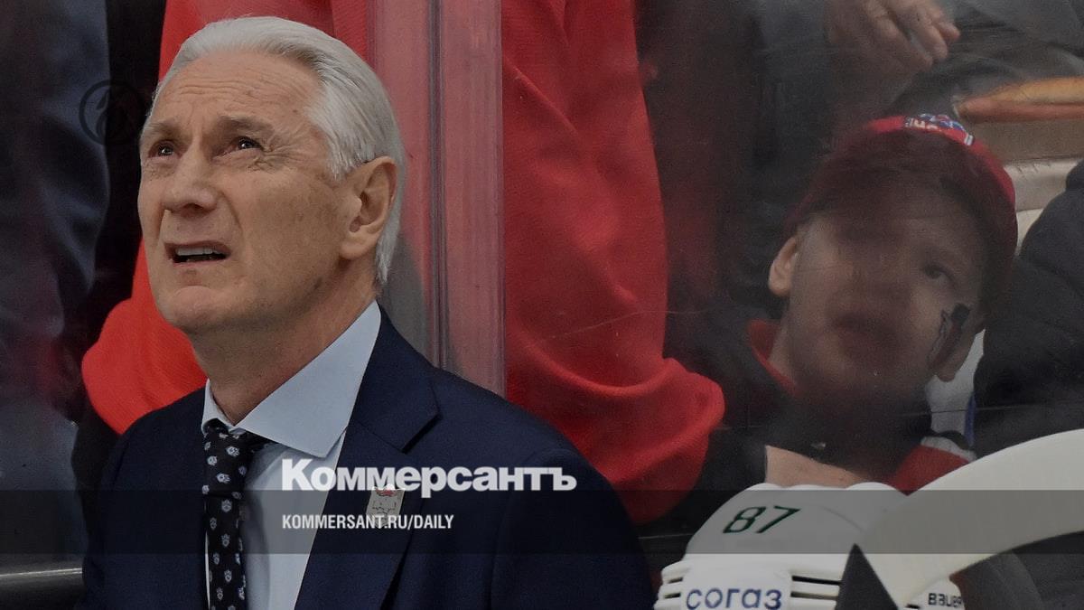 Zinetula Bilyaletdinov leaves the post of head coach of the Ak Bars hockey club