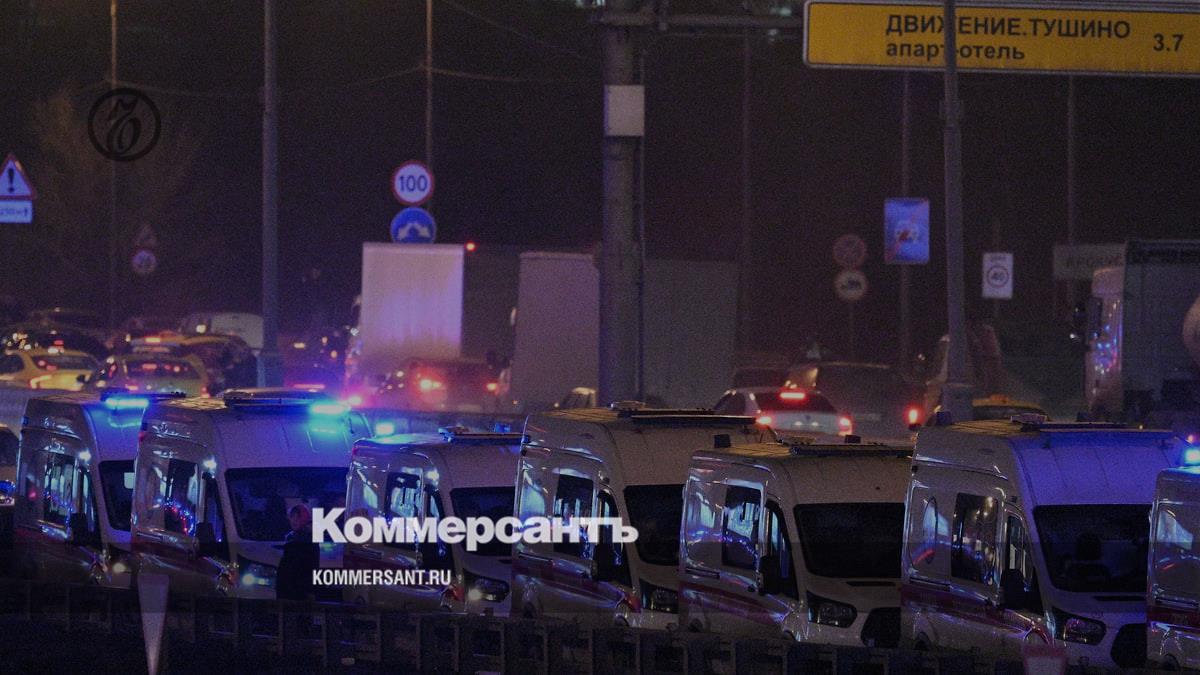 The ambulance arrived at Crocus 4 minutes after the call – Kommersant