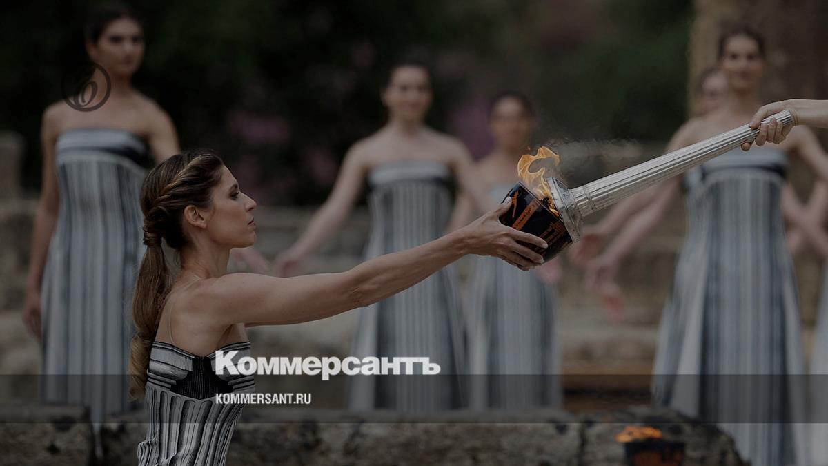 The Olympic flame of the Summer Games in Paris was lit in Greece