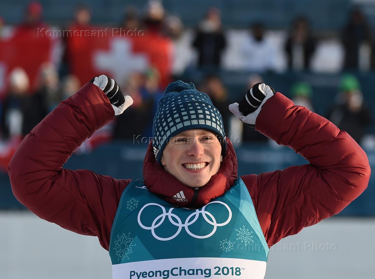 Александр Большунов и Денис Спицов олимпиада 2018