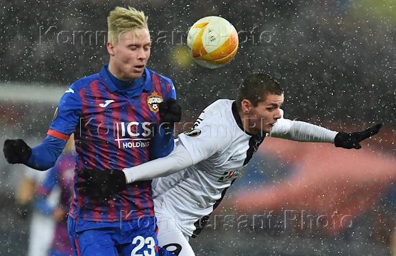 Лига Европы УЕФА по футболу. Матч между командами ПФК ЦСКА (Москва, Россия) - 'Вольфсберг' (Вольфсберг, Австрия) на стадионе 'ВЭБ Арена'.