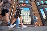 Жанровая фотография. Магазин по продаже цифровой техники китайской компании Xiaomi ('Сяоми').