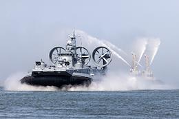 Celebrating the Day of the Russian Navy in Baltiysk.