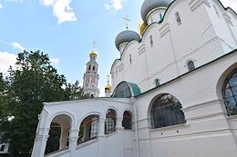 Press tour of the restored objects on the territory of the Moscow Mother of God-Smolensk Novodevichy Stavropegic Convent.