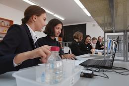 Quantorium children's technopark was opened in the Simferopol Academic Gymnasium as part of implementing Education national project.